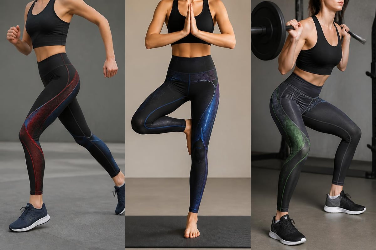 Workout legging design features