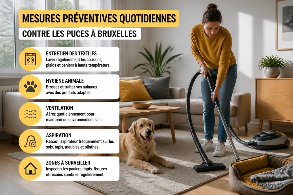 Prévention puces domestiques
