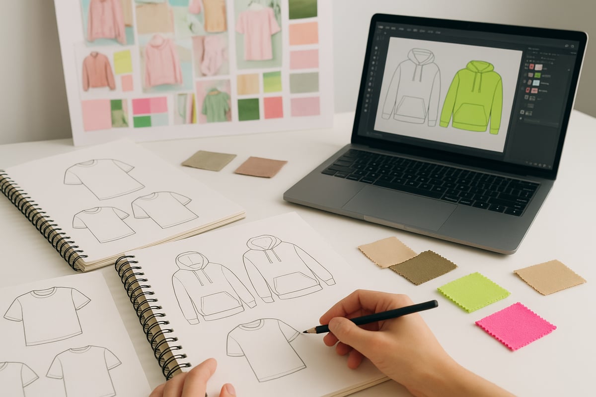 Step-by-Step Design Process for T-Shirts and Hoodies