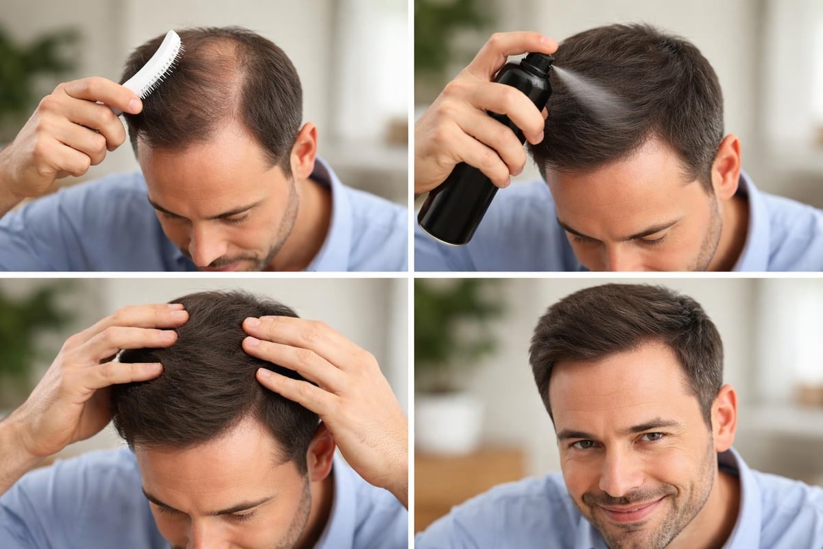 Cosmetic concealment process