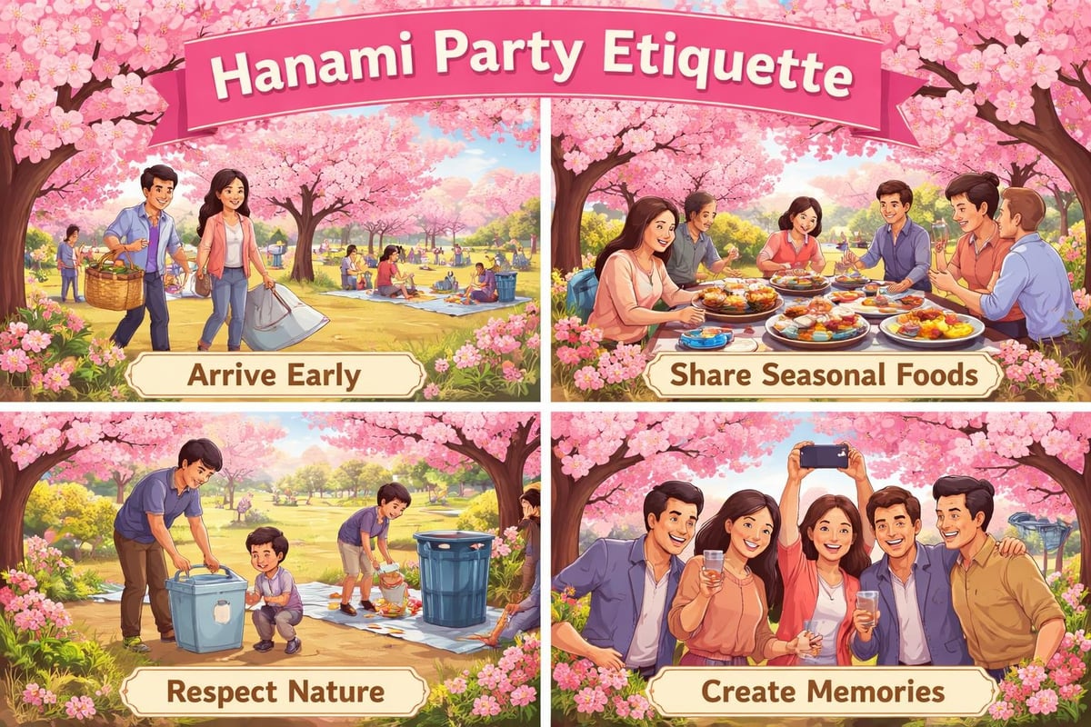 Sakura matsuri hanami customs