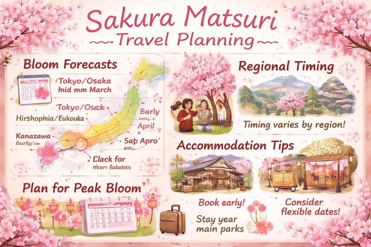 Planning sakura matsuri travel