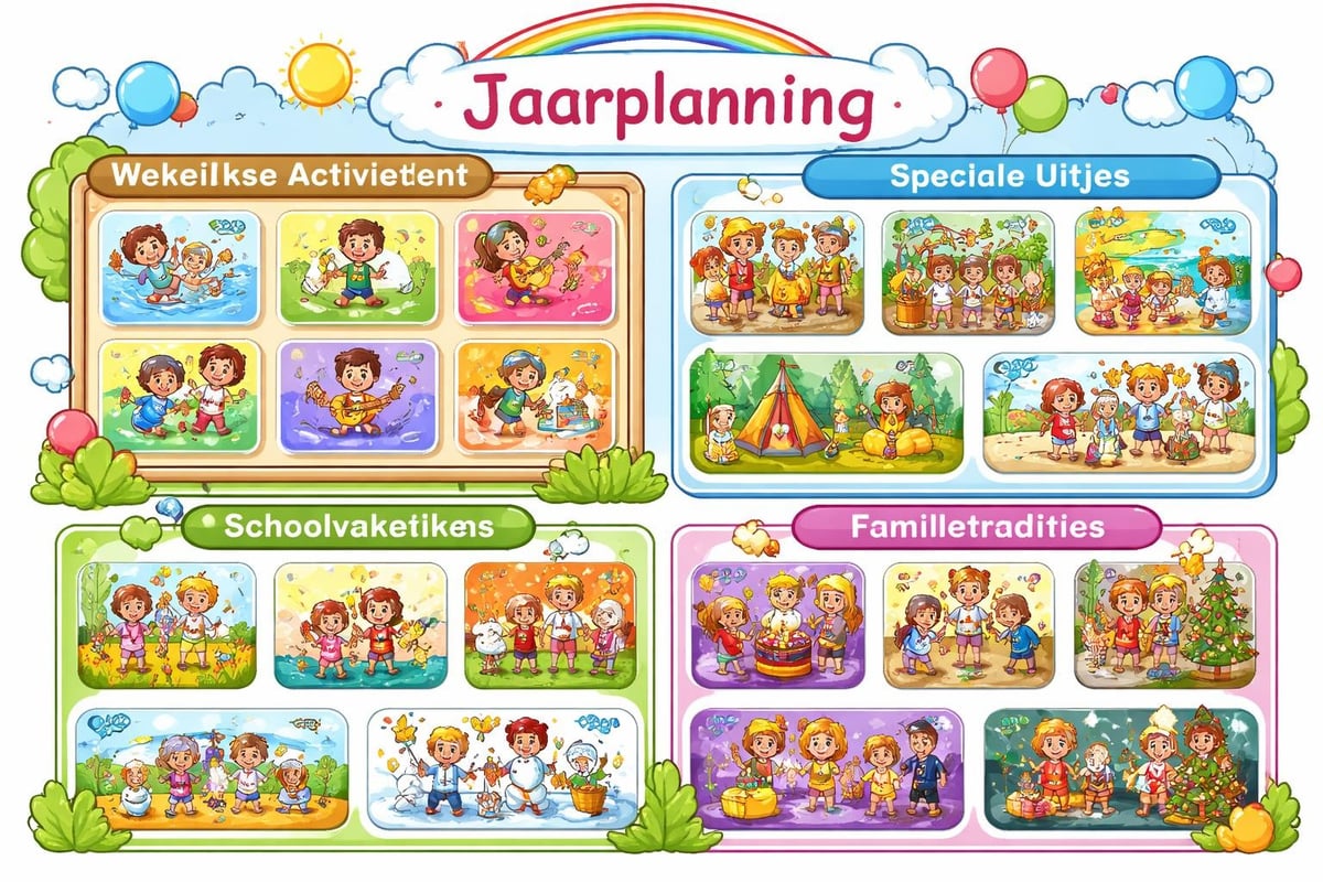 Activiteiten plannen met kinderkalender