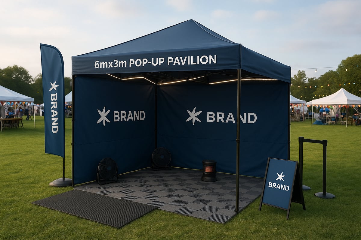 Accessorizing Your 6mx3m Pop Up Gazebo for Maximum Functionality