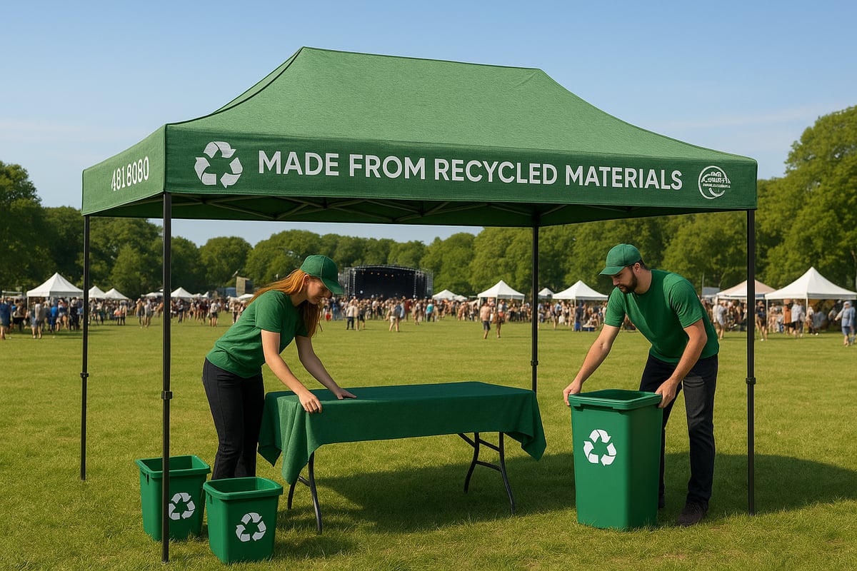 Sustainability and Eco-Friendly Practices for Pop Up Gazebos