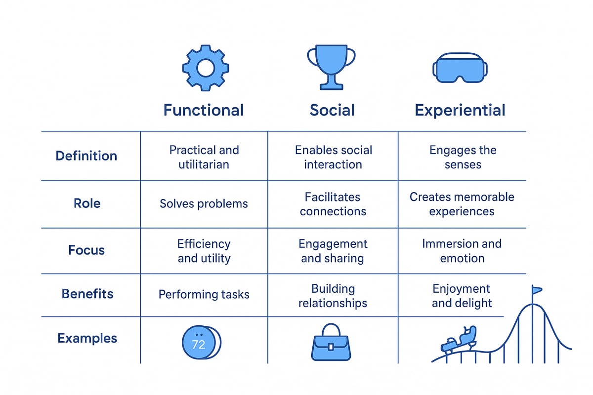 Types and Frameworks of Product Concepts