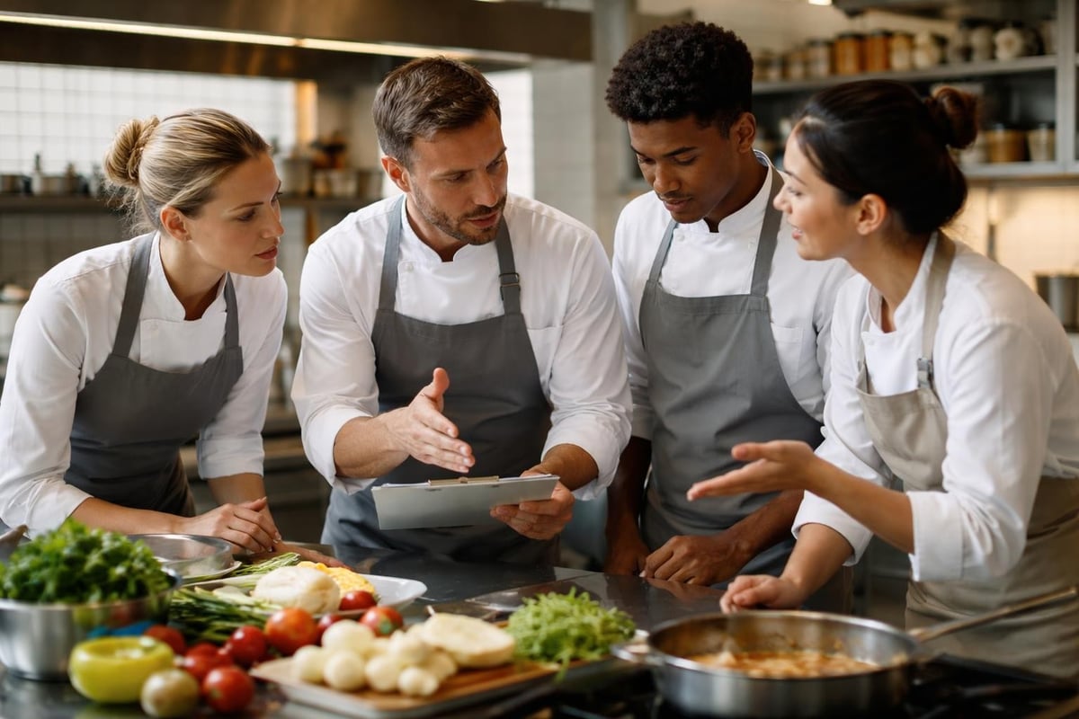 Team dynamics in cooking