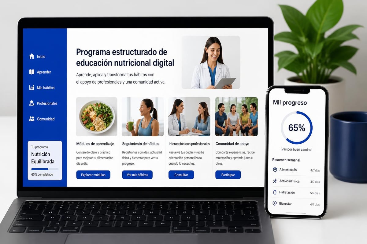Educación nutricional digital