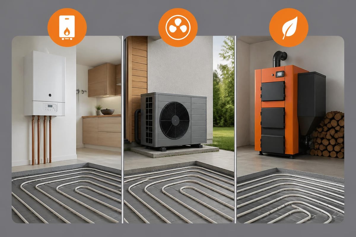Underfloor heating energy efficiency