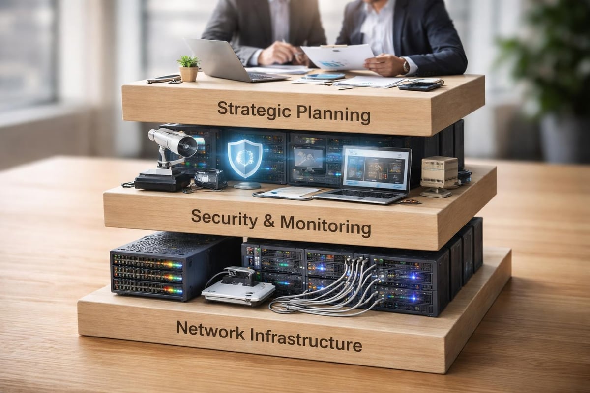 Managed IT service layers