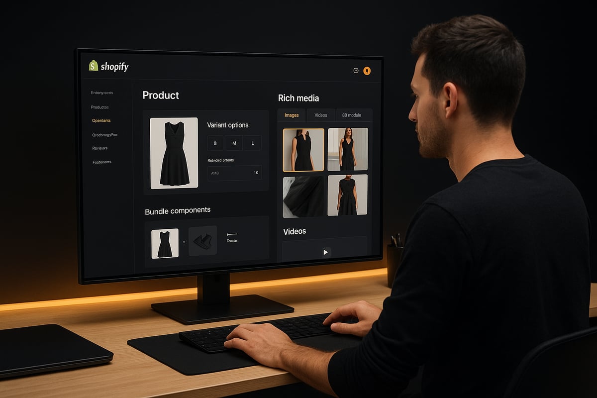 Managing Product Variants, Bundles, and Media