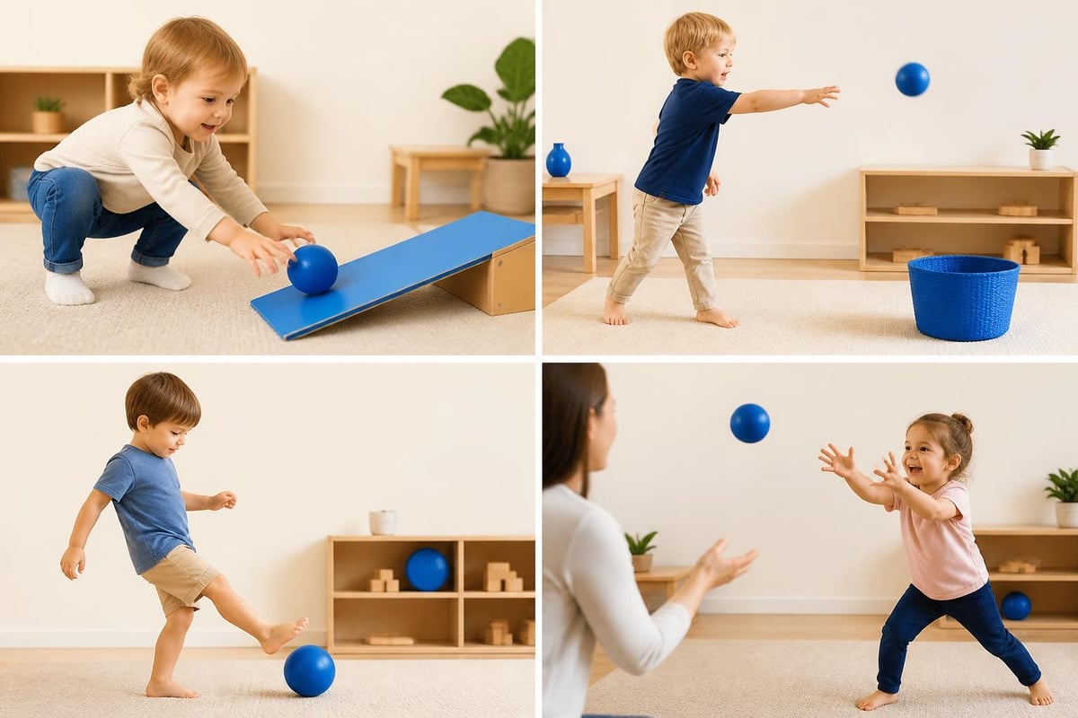 Toddler ball montessori activities