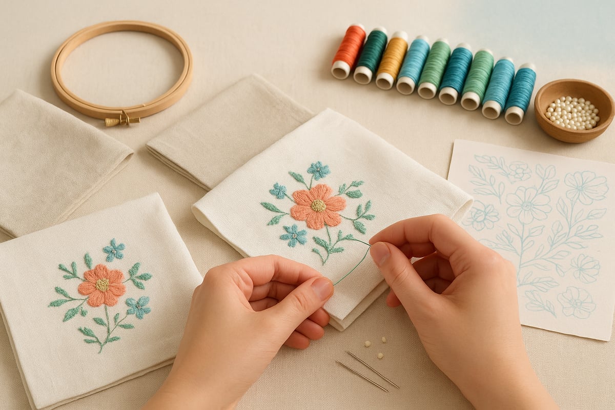 Técnicas de bordado para servilletas: desde lo básico hasta lo avanzado