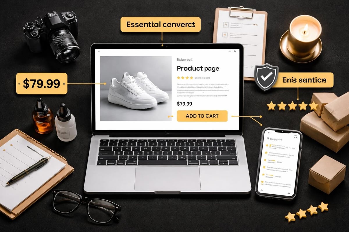 Product page conversion elements