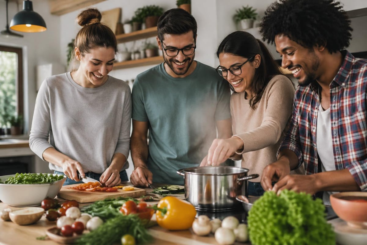 Team cooking benefits