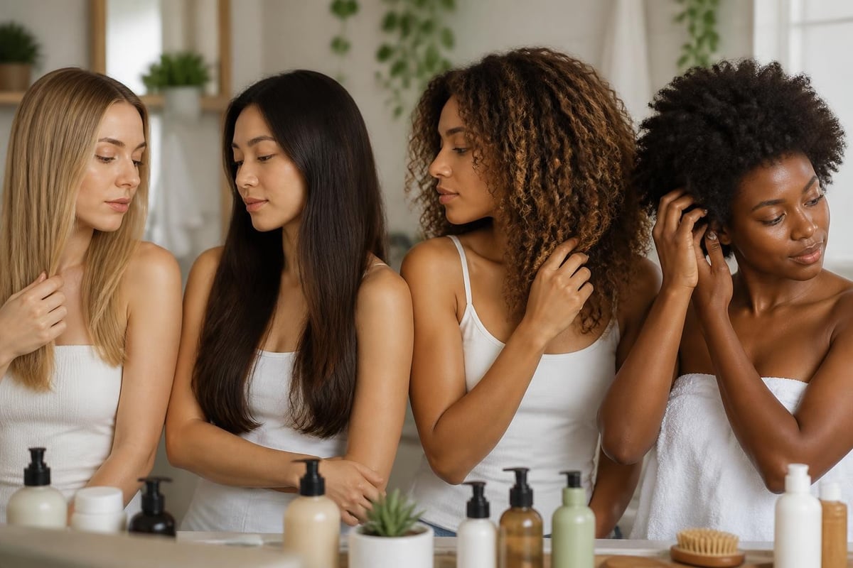 Hair type treatment modifications