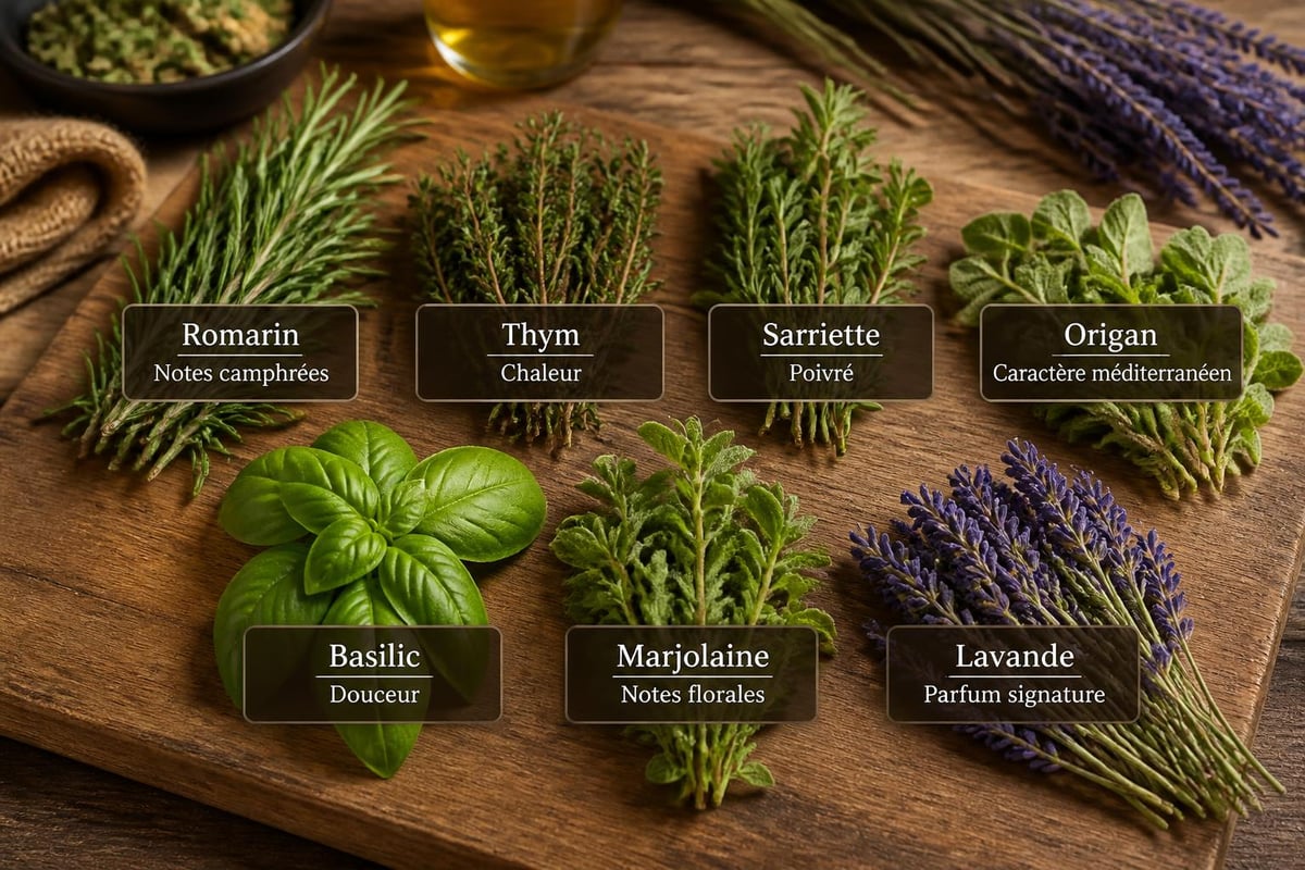 Composition herbes de Provence