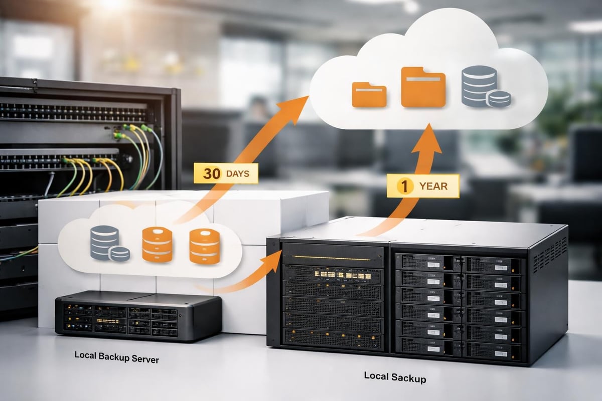 Hybrid backup architecture