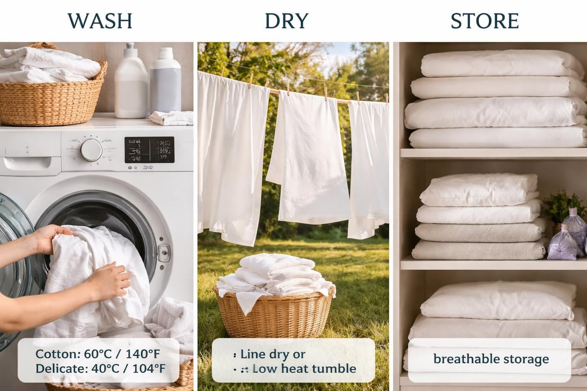 Bedding care process