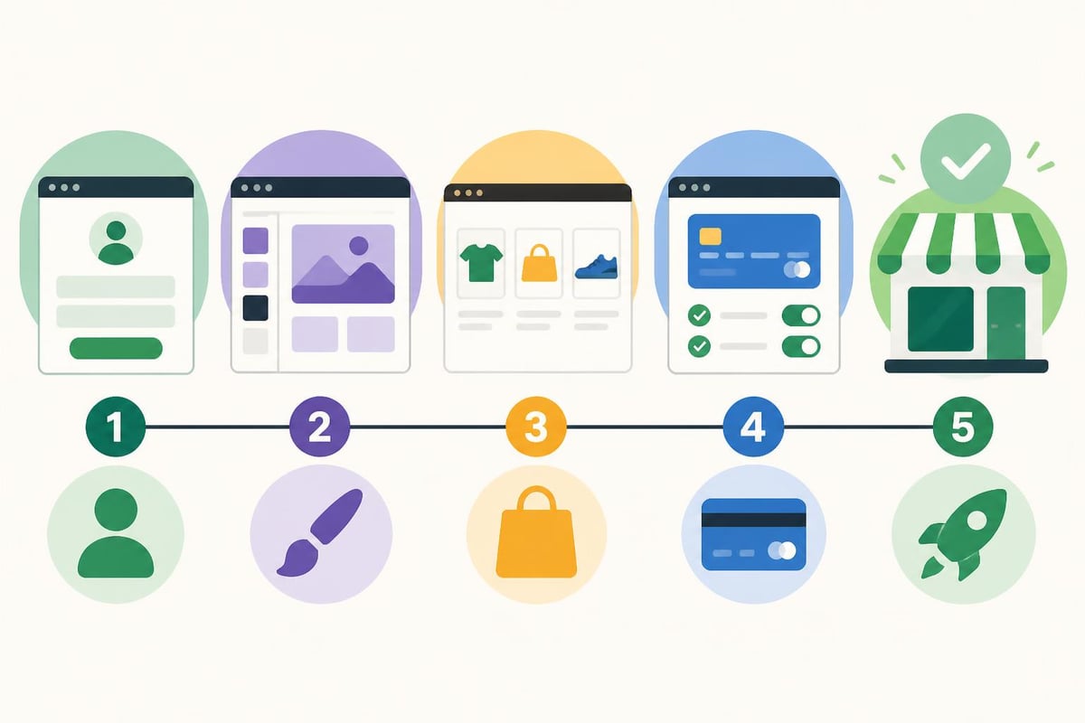 Shopify store setup workflow