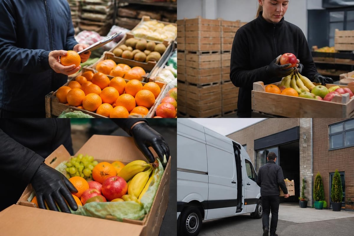 Leveringslogistik firmafrugt