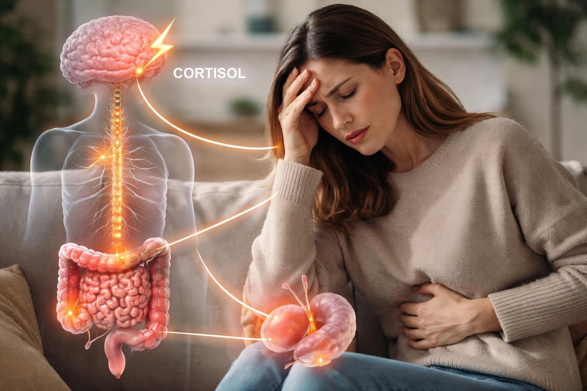 Stress and digestion connection