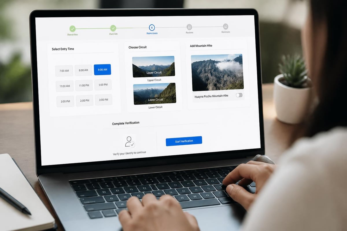 Machu Picchu ticketing process