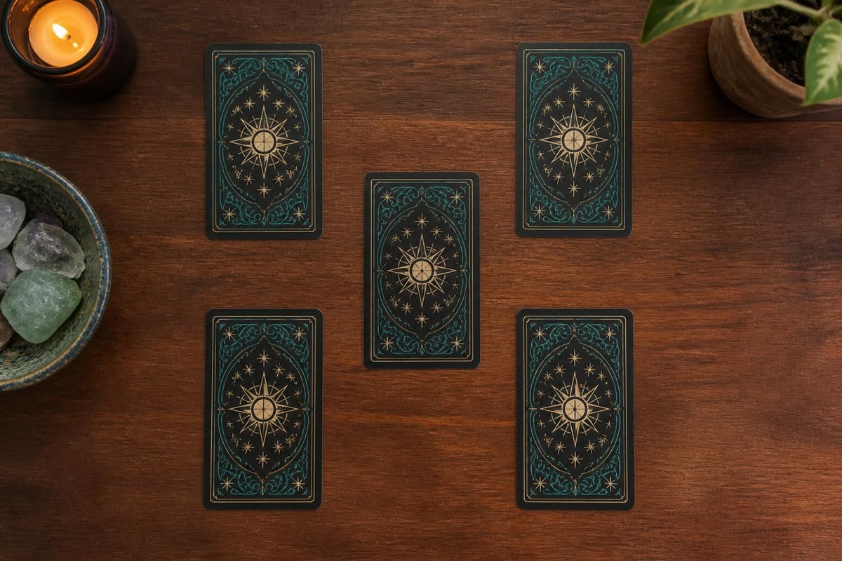 Therapeutic tarot spread layout