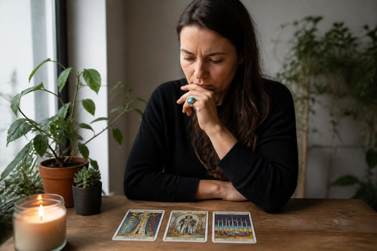 Processing challenging tarot cards