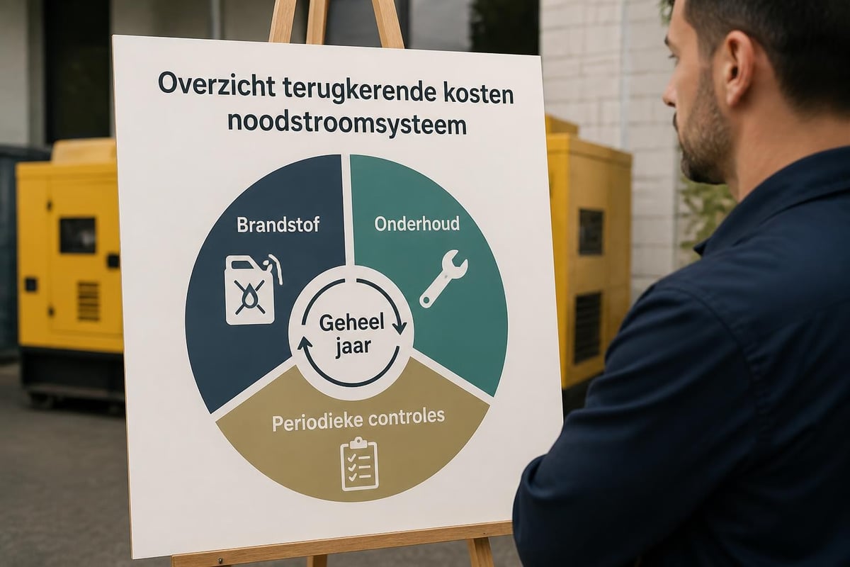 Jaarlijkse kosten noodstroom