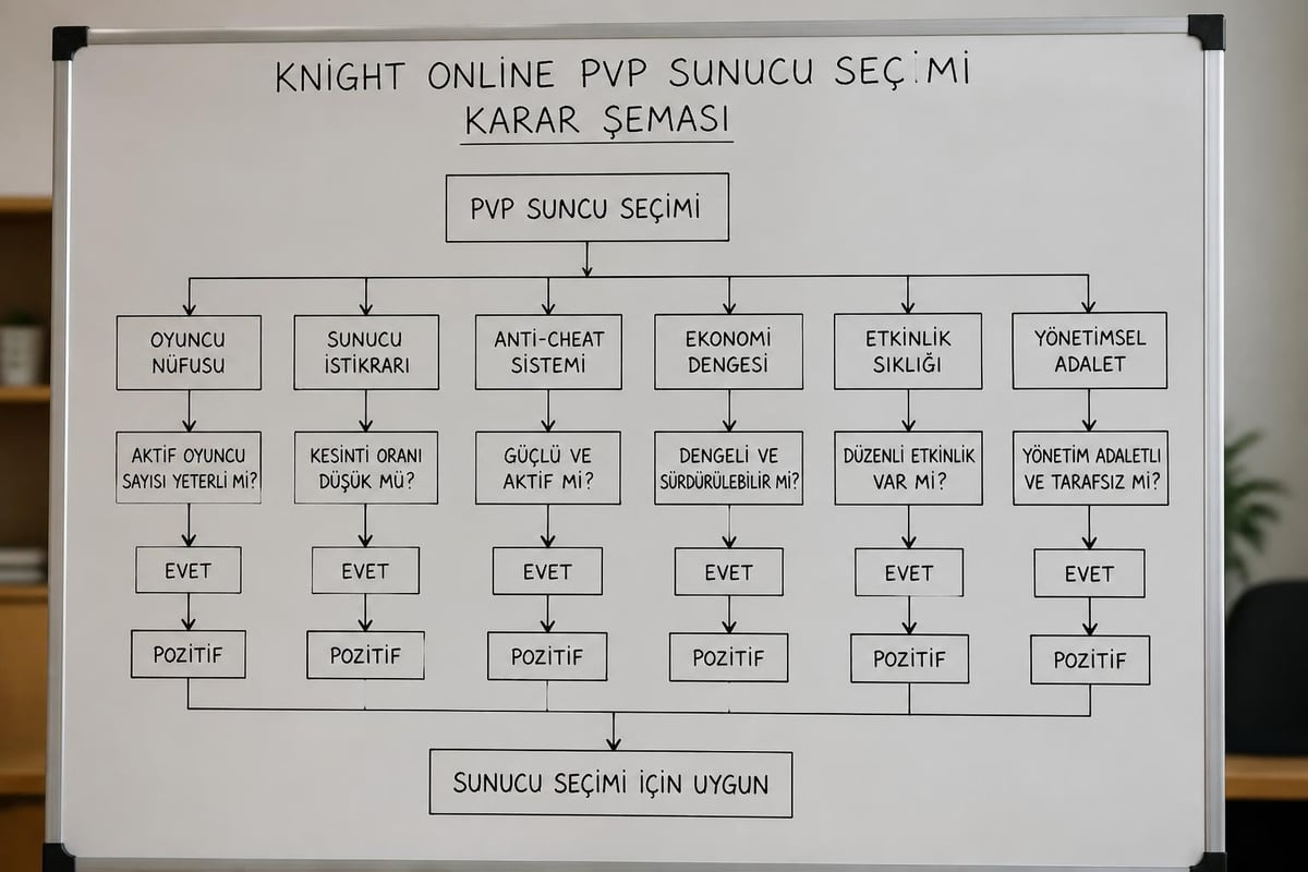 Knight Online server seçim faktörleri