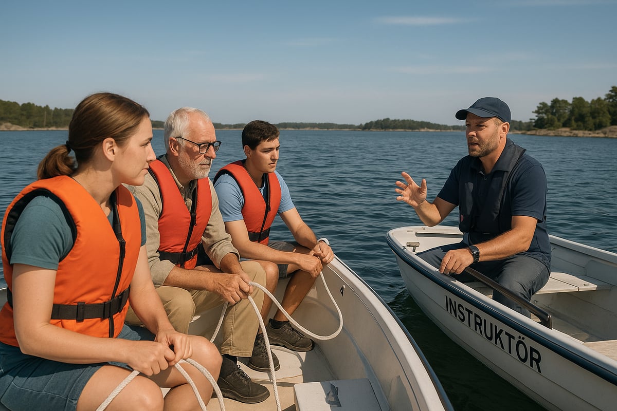 Så går en båtkurs till: Steg-för-steg