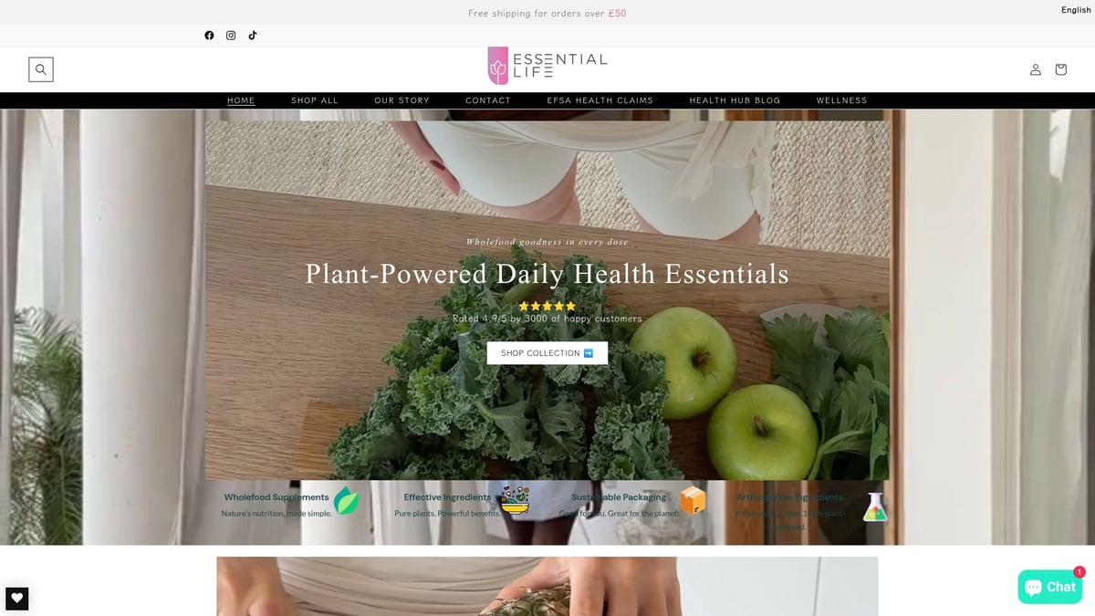 Joint Food Supplement Guide: Your 2025 Wellness Roadmap - The Plant-Based Approach: Holistic Joint Support from Essential Life