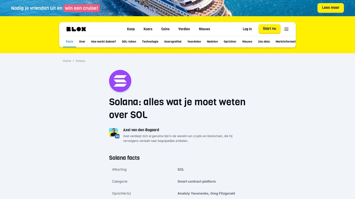 7 Beste Crypto Voor 2026: Populaire Keuzes En Trends - Solana (SOL)