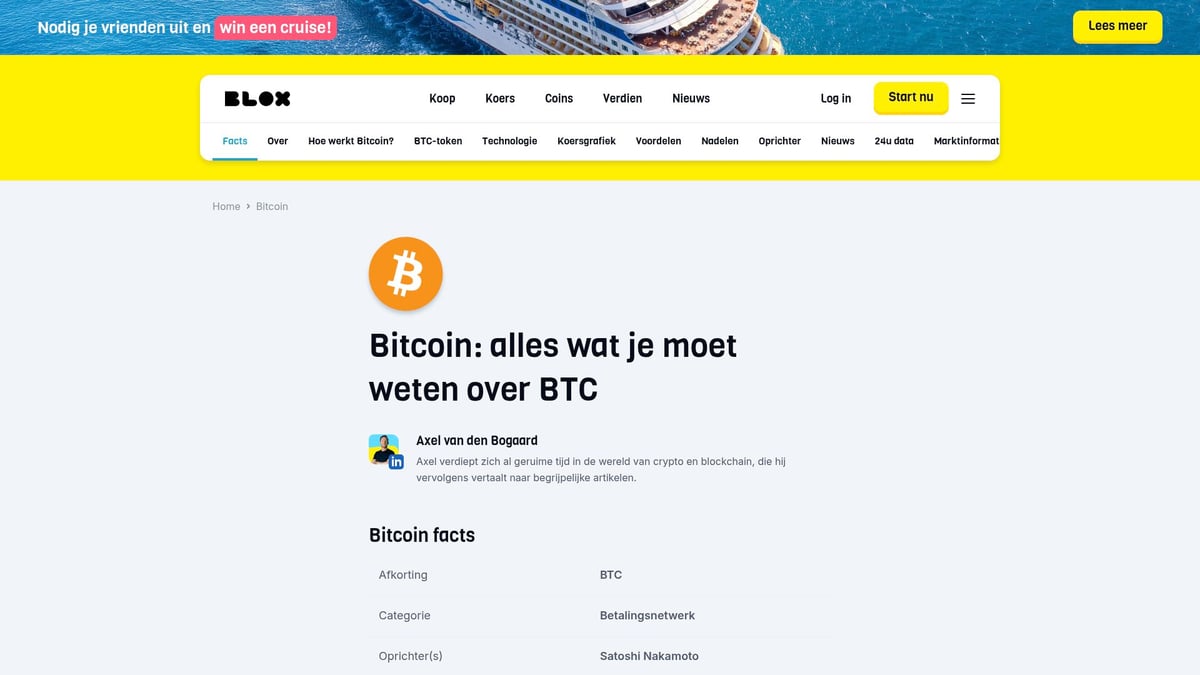 7 Beste Crypto Voor 2026: Populaire Keuzes En Trends - Bitcoin (BTC)