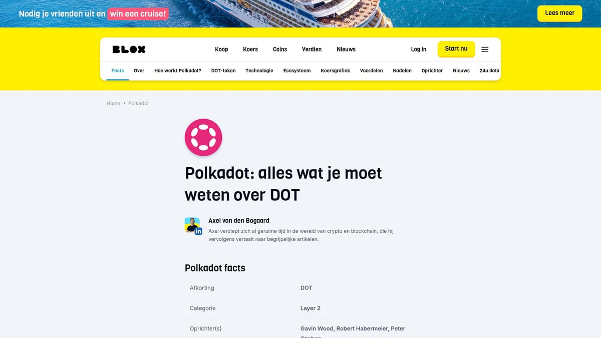 7 Beste Crypto Voor 2026: Populaire Keuzes En Trends - Polkadot (DOT)