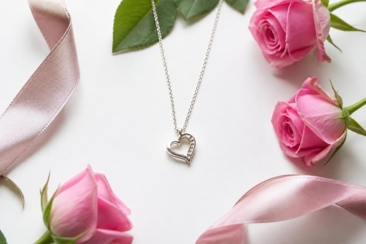 Heart necklace symbolism