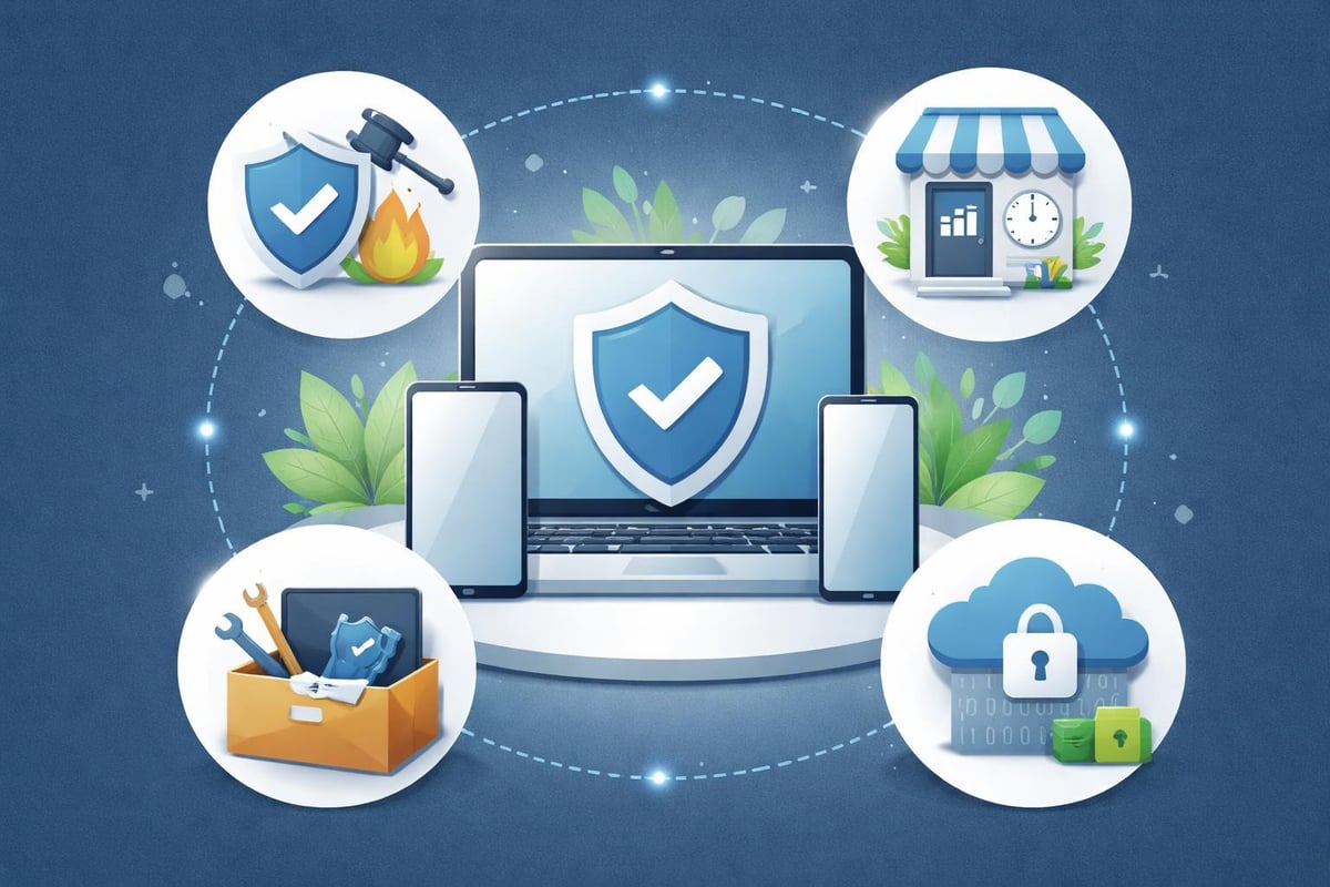 Business device protection comparison