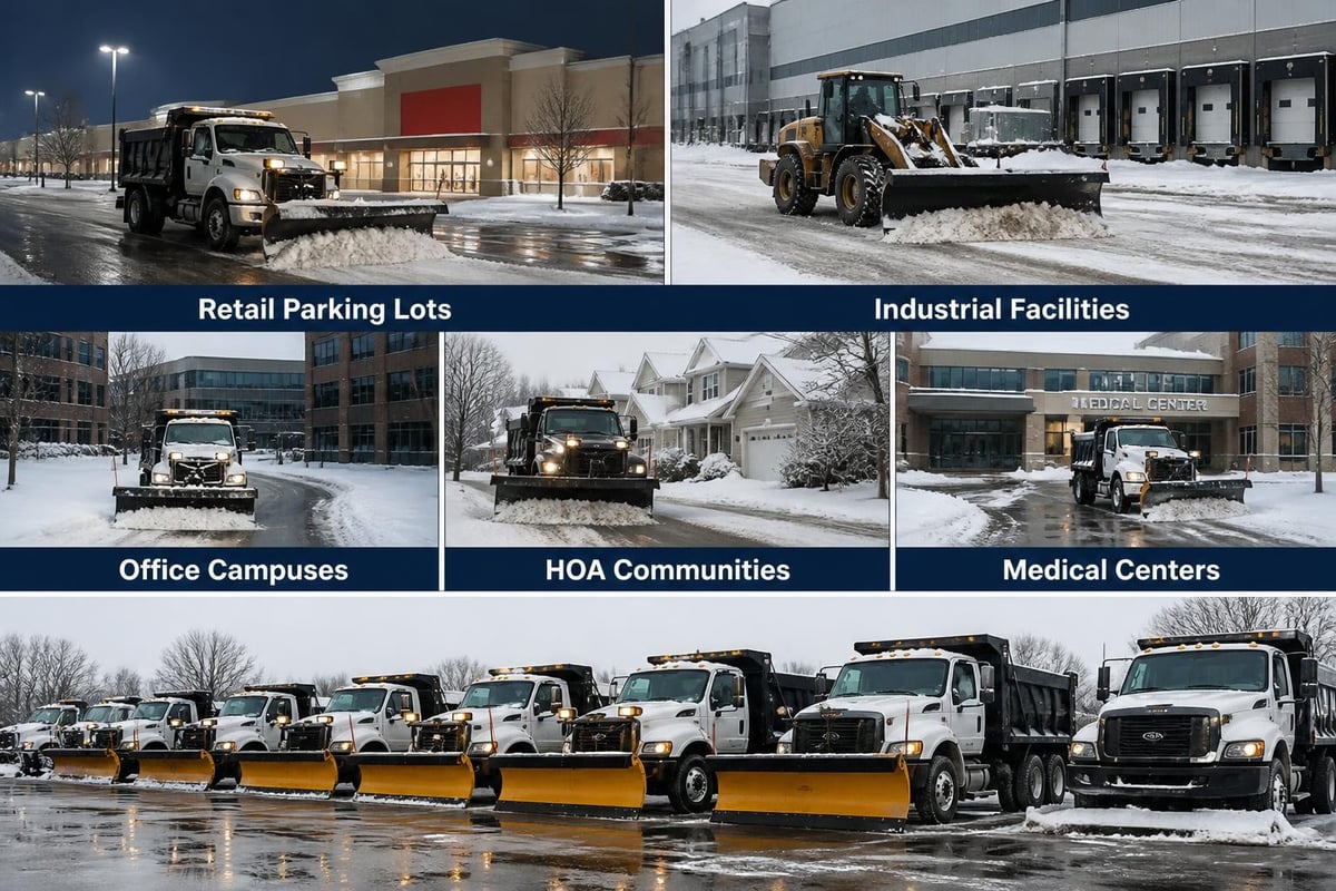 Snow removal service categories