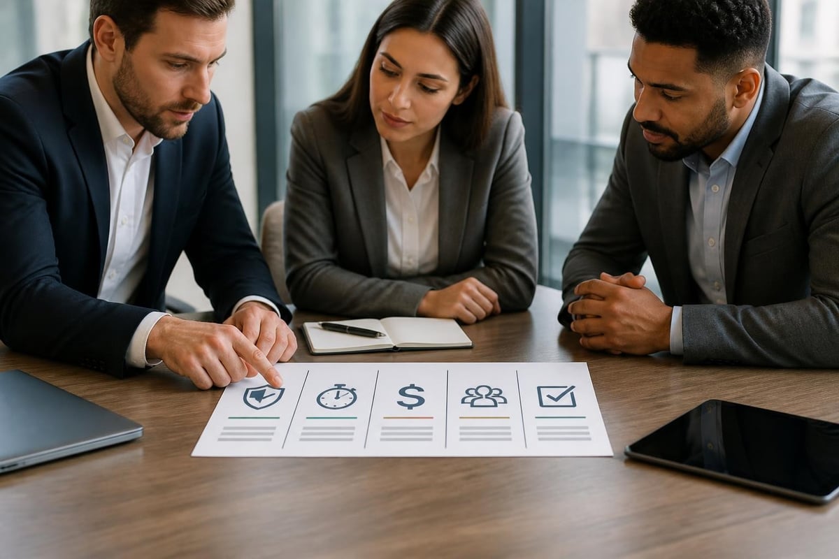 Security firm selection process