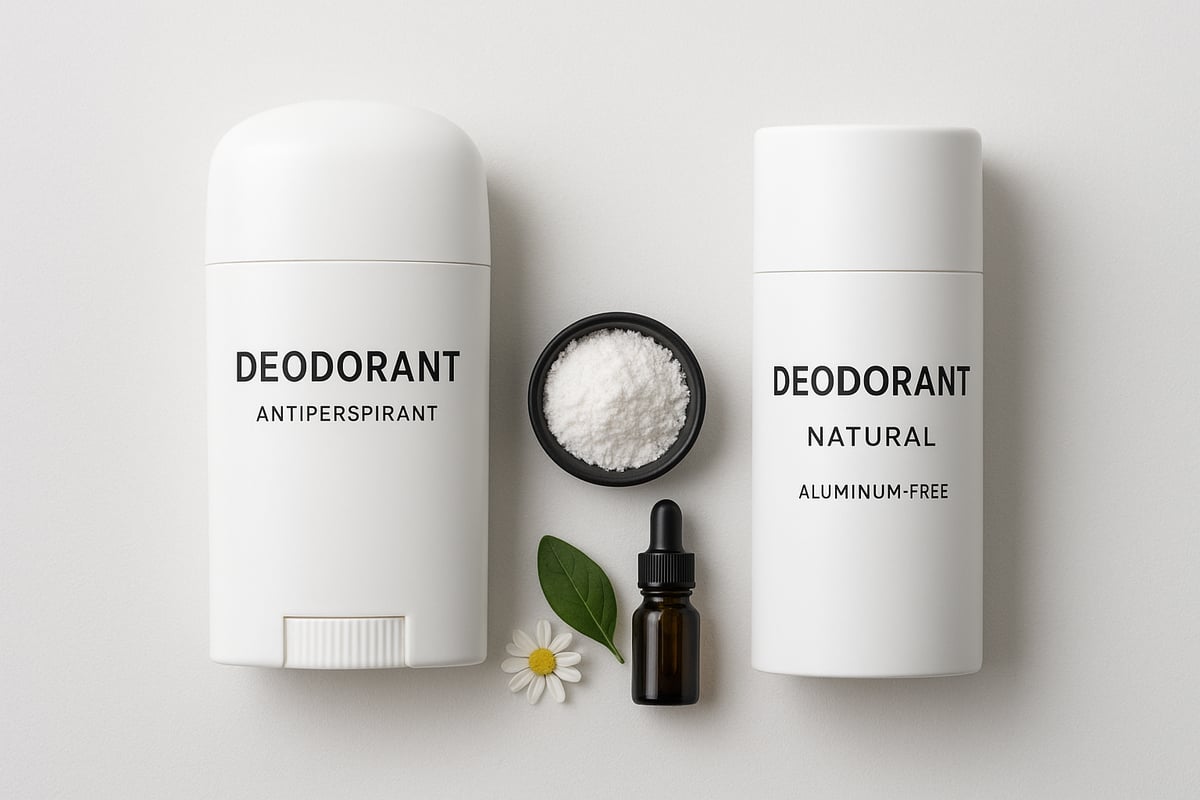 Comprendre la différence : Déodorant anti-transpirant vs déodorant naturel