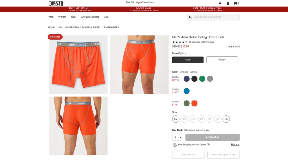 Top 8 Underwear for Runners to Boost Comfort in 2026 - Duluth Trading Armachillo Cooling Boxer Briefs – Men