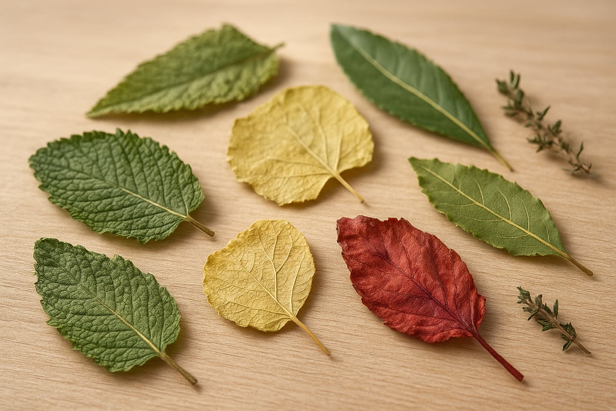 Comprendre les feuilles sèches : origines, variétés et propriétés