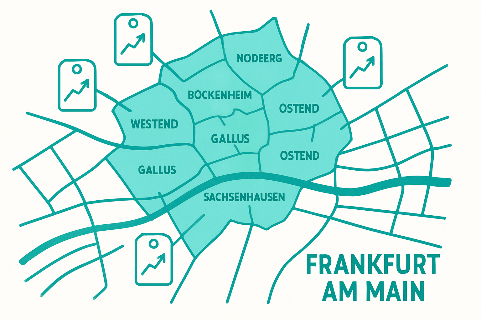 Vergleich: Preisentwicklung der Top-Stadtteile im Überblick