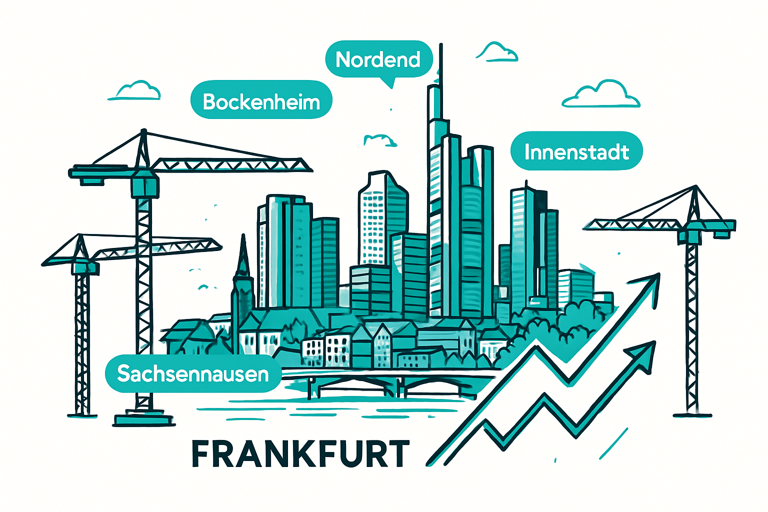 Prognose: Immobilienpreisentwicklung in Frankfurt bis 2025