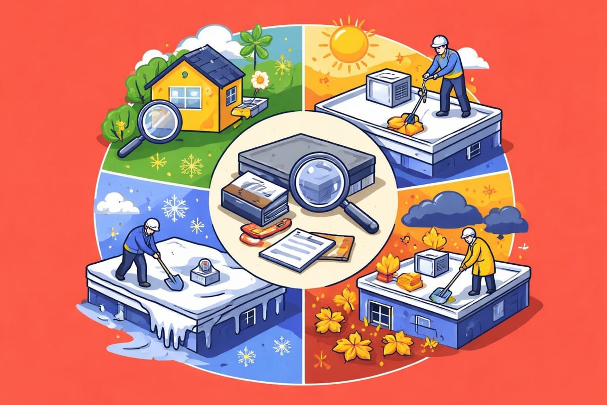 Seasonal maintenance calendar