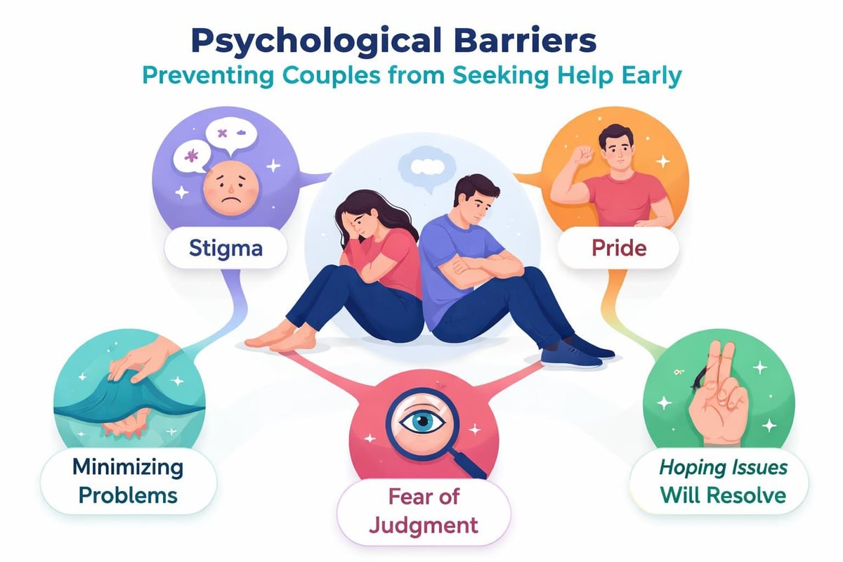 Common barriers to seeking relationship counseling