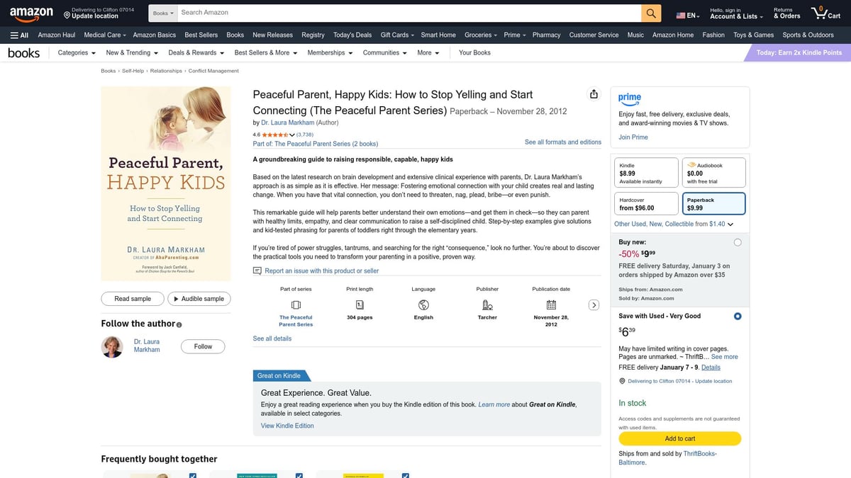 Top 8 Life-Changing Books on Anger to Read in 2026 - Peaceful Parent, Happy Kids: How to Stop Yelling and Start Connecting by Laura Markham