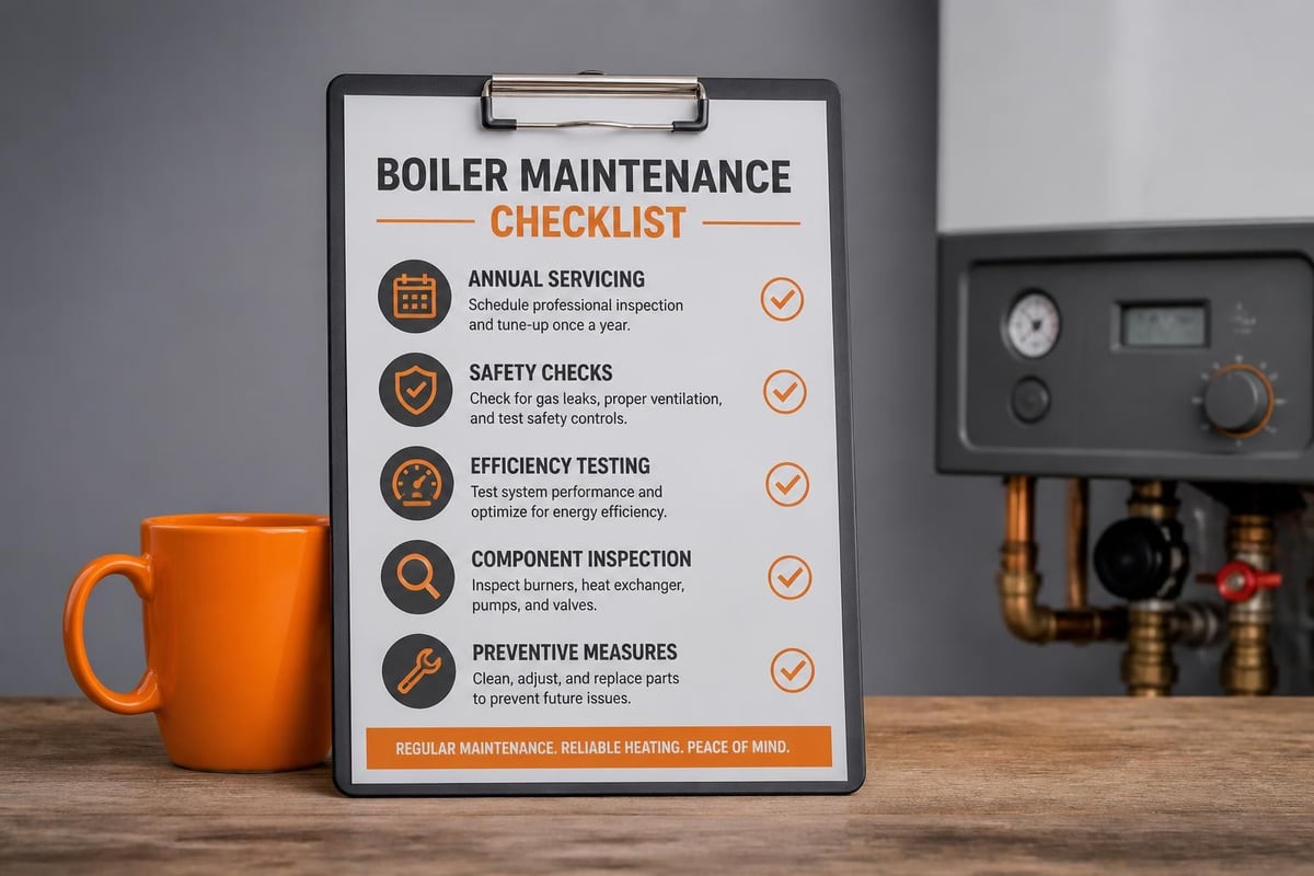 Boiler service checklist