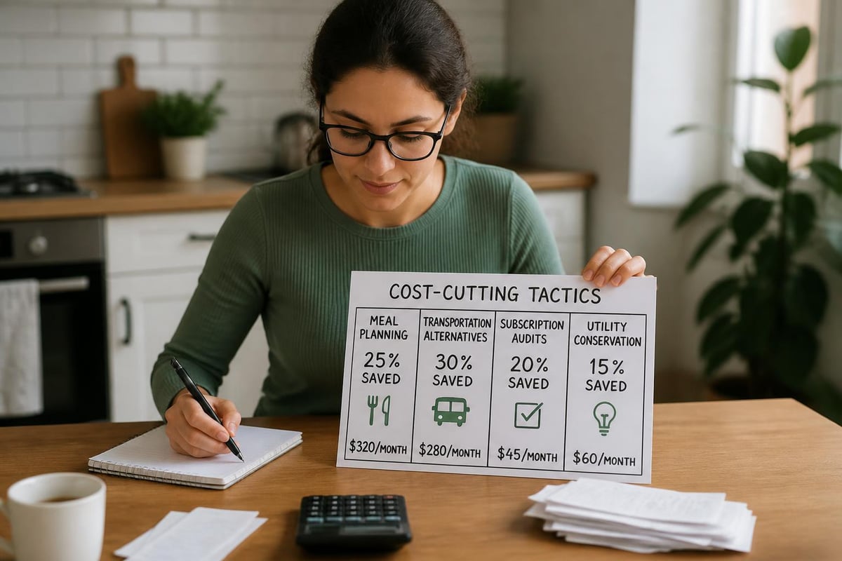 Monthly expense reduction strategies